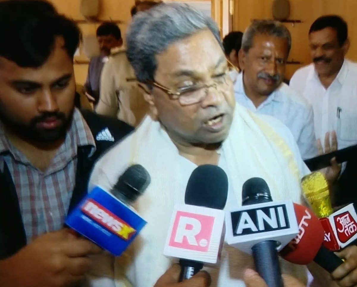 CM Siddaramaiah, Police HQ · Bangalore · NewsX
